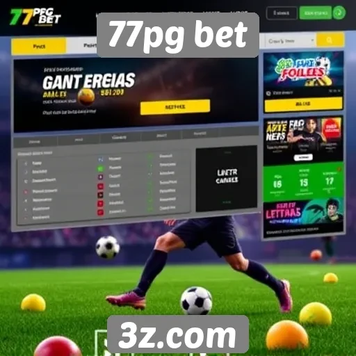 Facilidade de navegação no site 77pg bet